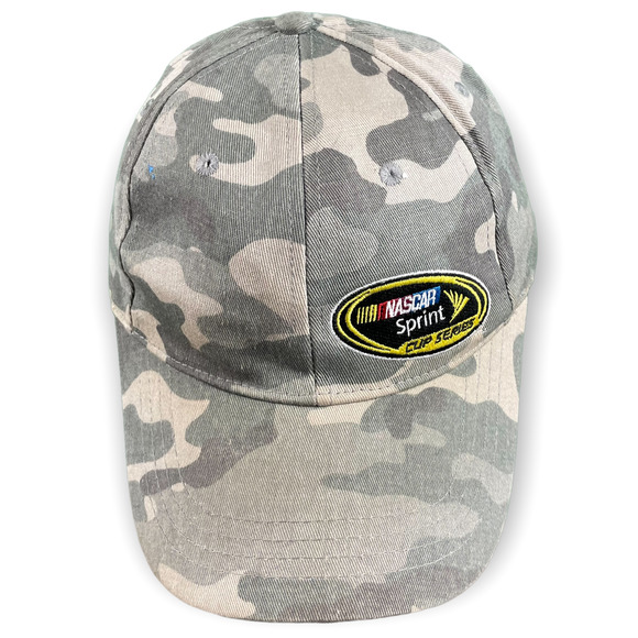 NASCAR Sprint Cup Series Camo Hat - Velcro Adjustable, Lightly Used - Picture 2 of 8
